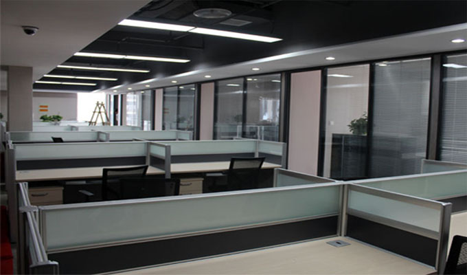 重慶辦公室裝修背景墻的設計