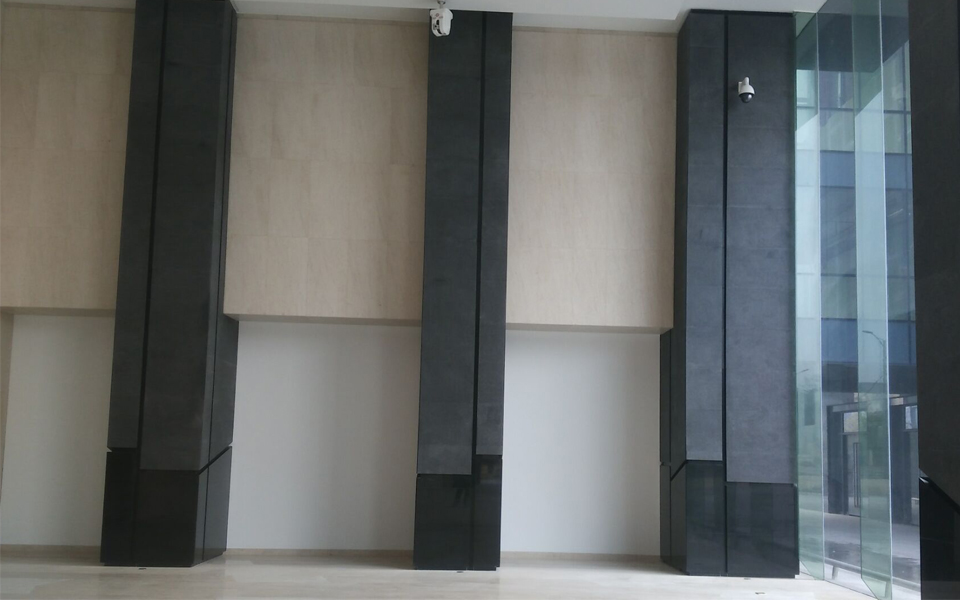 重慶朗天通訊國(guó)家電力專(zhuān)用網(wǎng)通信研發(fā)制造基地大堂裝修工程